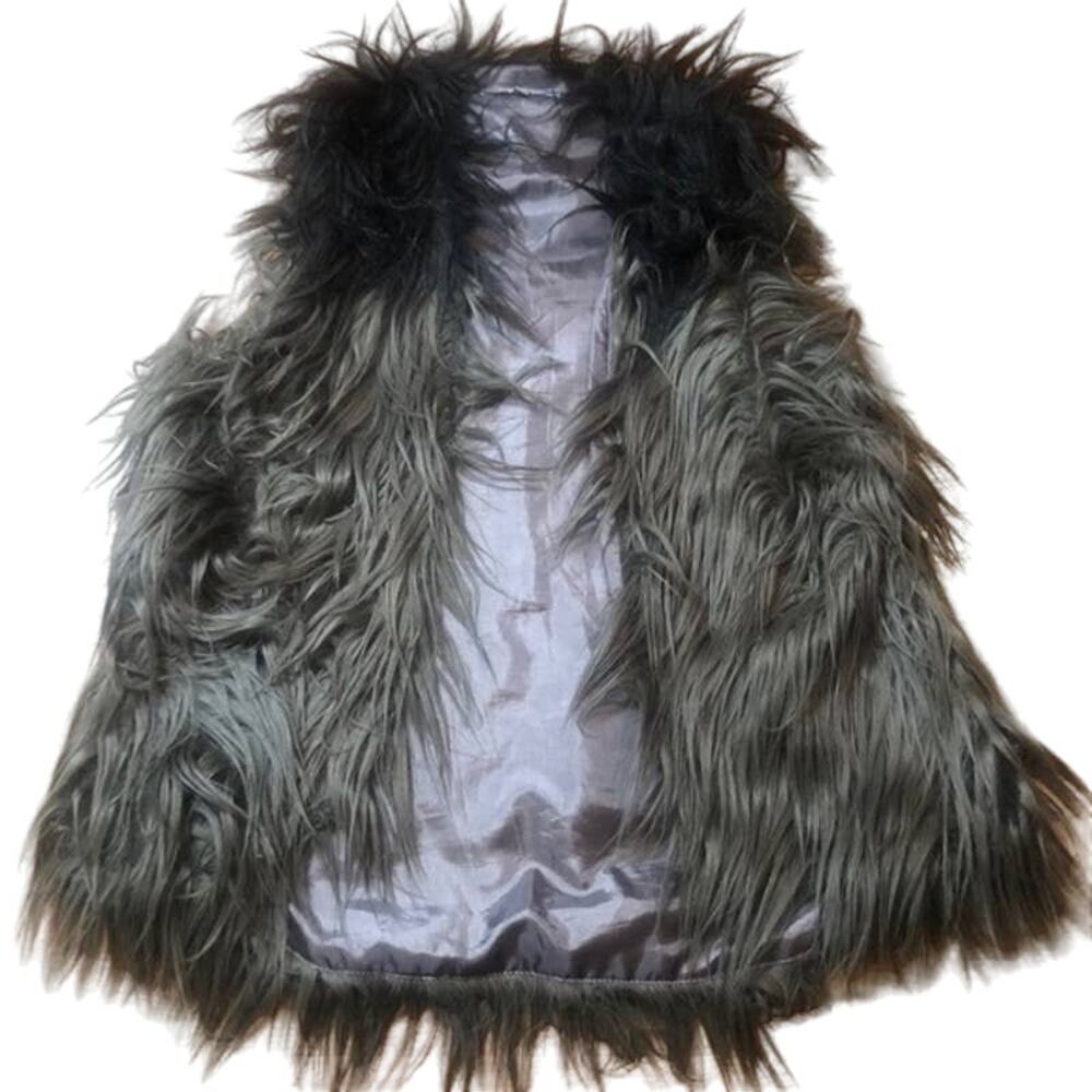 Wow Couture Ombré Fur Vest Sz M